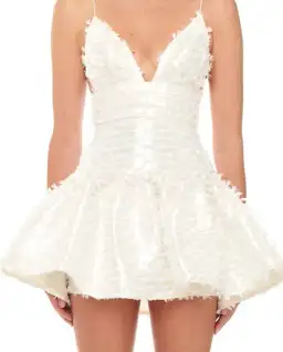 Eliya The Label Daisy Dress Ivory White Size AU 10 for rent on The Volte - image 3