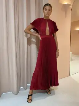 L'IDEE - Theatre Gown - Ruby - Size 10 for rent on The Volte - image 1