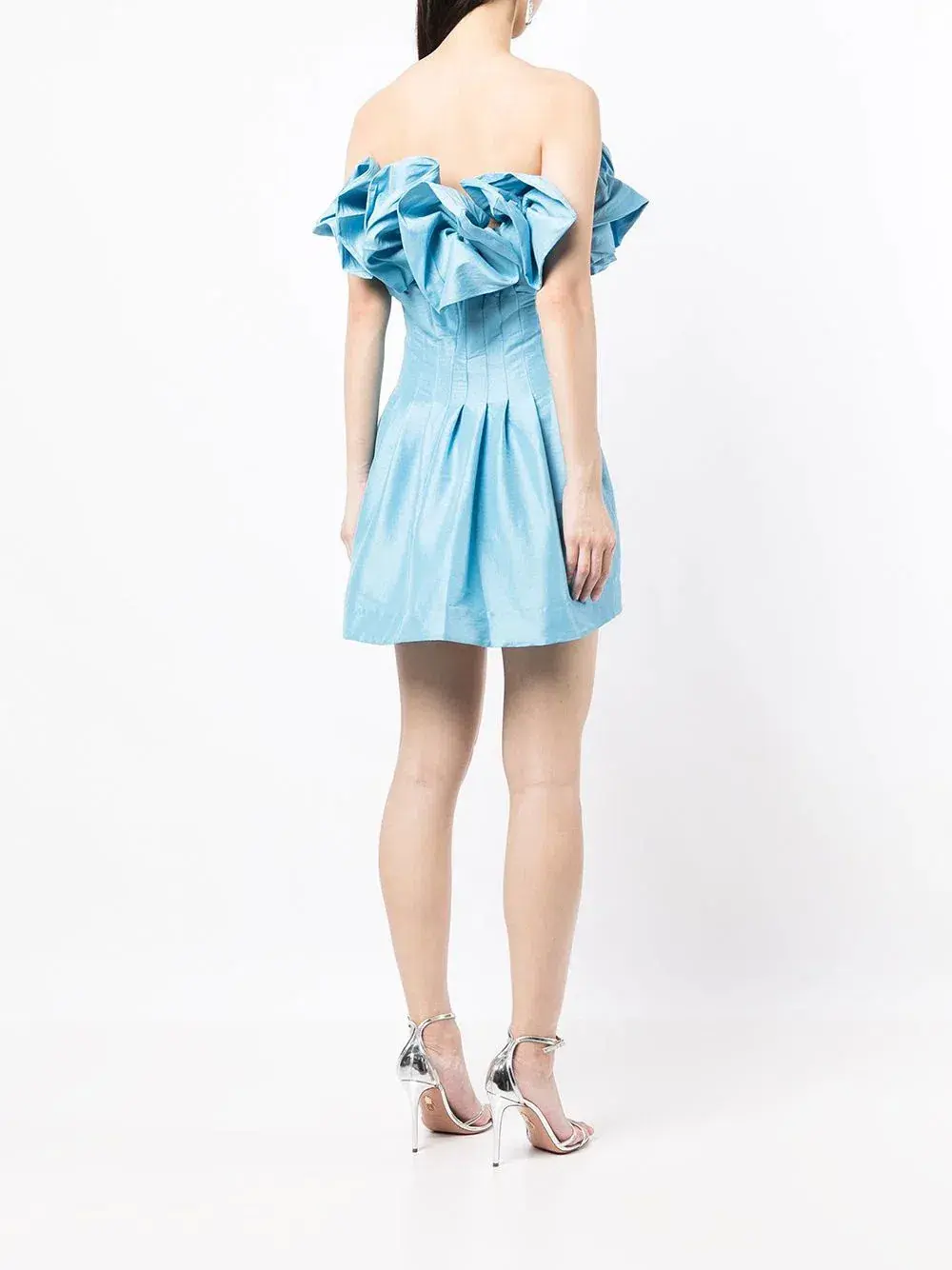 Rachel Gilbert Freida Strapless Mini Dress Blue Size 3 / Au 12 for rent on The Volte - main image