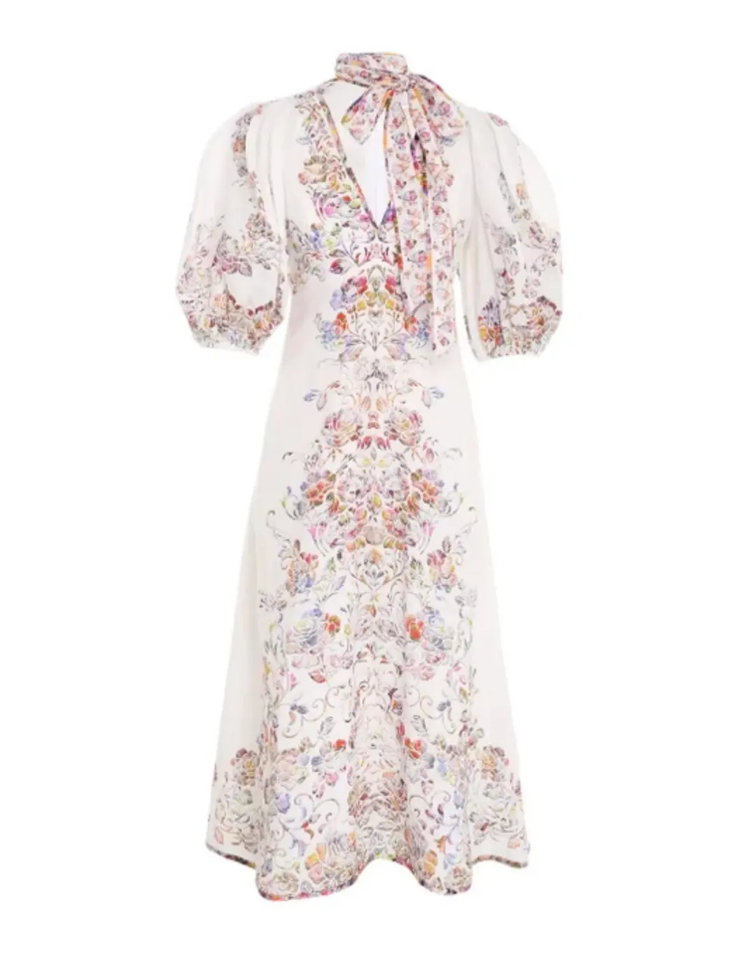 Zimmermann Prima Day Midi Dress Floral Size 0/ Au 8 for rent on The Volte - main image