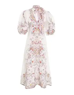 Zimmermann Prima Day Midi Dress Floral Size 0/ Au 8 for rent on The Volte - image 2