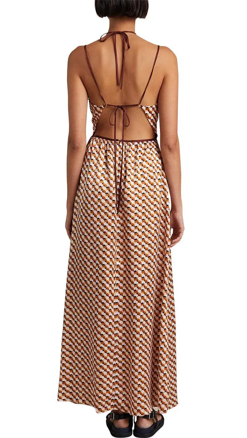 Bec & Bridge Casablanca Maxi Dress Print Size 6 / XS for rent on The Volte - main image