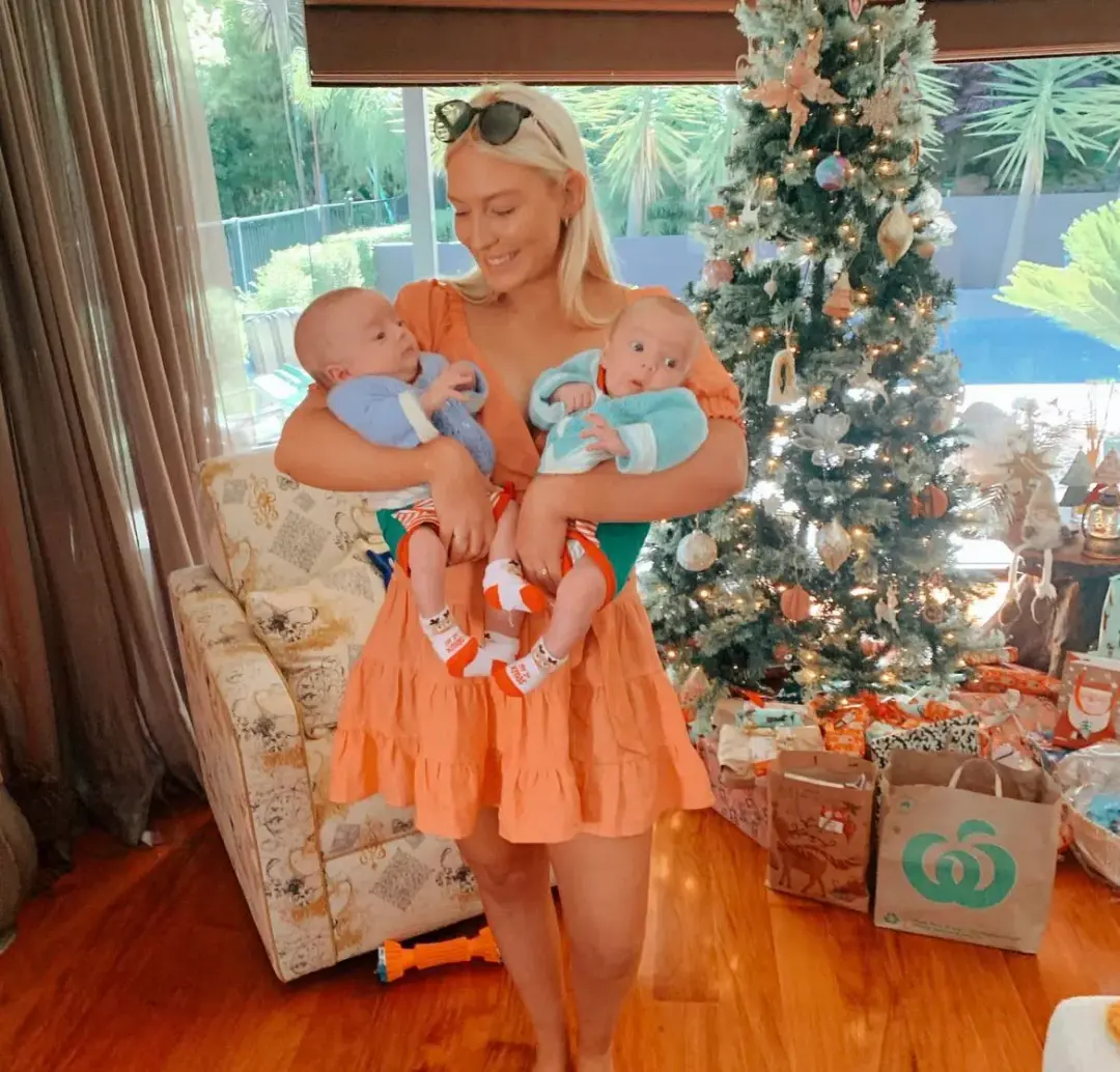 Kivari Alice Wrap Mini Dress Coral Size 8 for rent on The Volte - main image