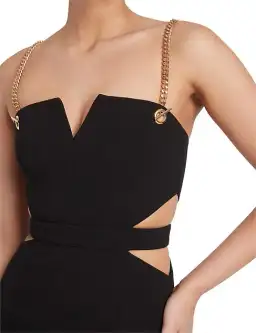 Rebecca Vallance Iman Cut Out Dress Black Size 10 for rent on The Volte - image 2