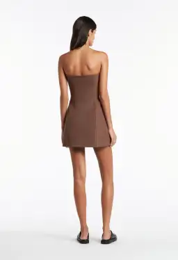Sir the Label Adrien Strapless Mini Dress Brown Size 0 / Au 6 for rent on The Volte - image 5
