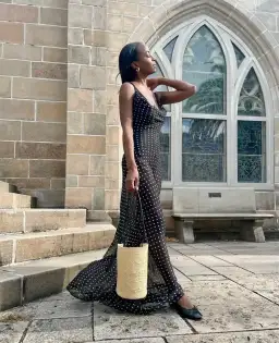 Rat And Boa Gisele Maxi Dress Black Size 6 for rent on The Volte - image 5