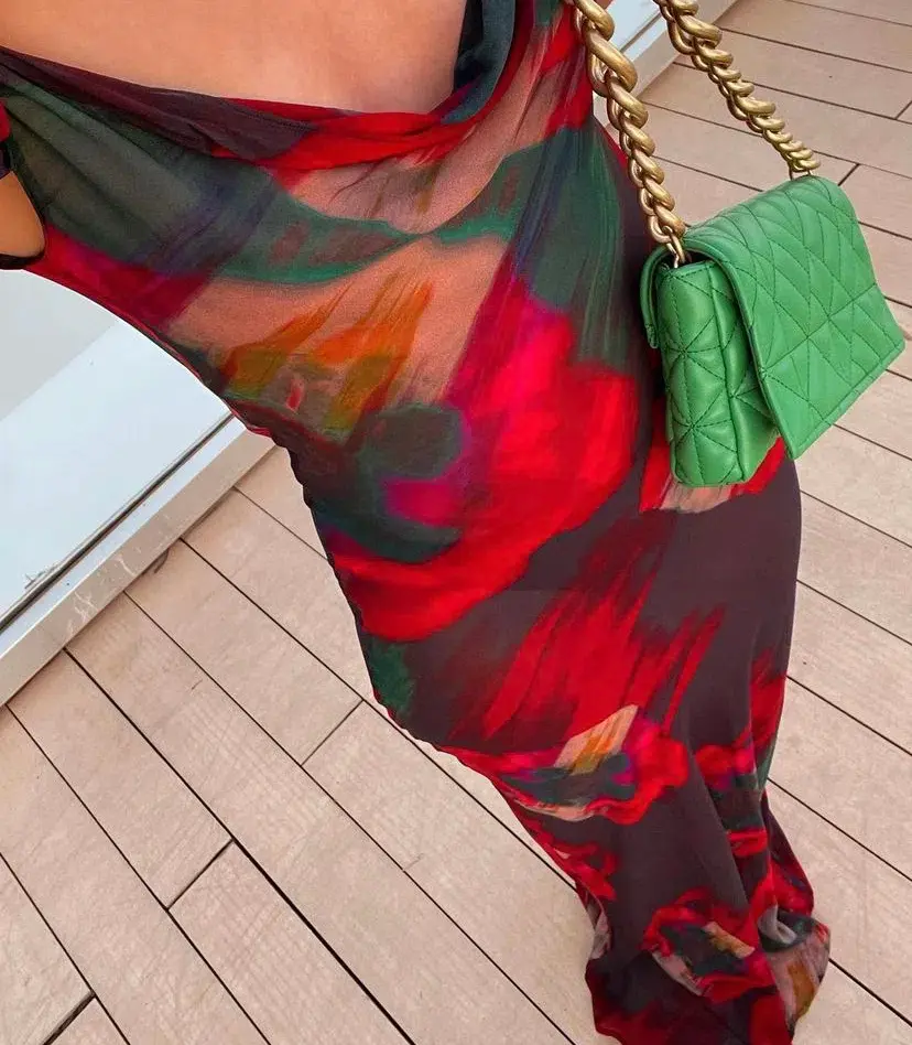 Rat and Boa Adriana Maxi Dress Multi Size Xs/AU 6 for rent on The Volte - main image