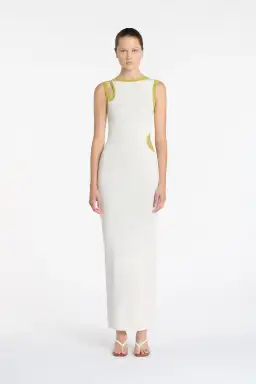 Sir The Label Evalina Cut Out Dress In Citrus Size 1/Au 8 for rent on The Volte - image 1