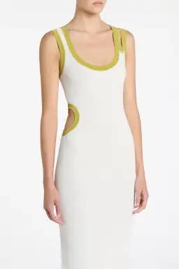 Sir The Label Evalina Cut Out Dress In Citrus Size 1/Au 8 for rent on The Volte - image 2