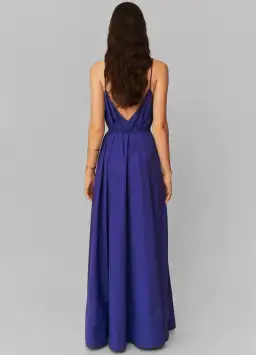 Esse Studios strap V Maxi Dress Cobalt Blue Size AU 6 for rent on The Volte - image 2