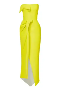 Maticevski Gown Yellow Size AU 10 for rent on The Volte - image 5