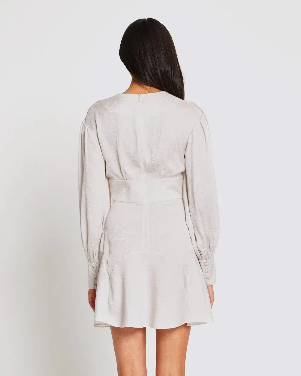 Alice McCall Stone Mexicola Mini Dress Grey Size AU 12 for rent on The Volte - main image