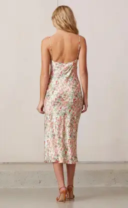 Bec & Bridge Camellia Delights Bias Midi Dress Floral Size 6 / XS for rent on The Volte - image 3