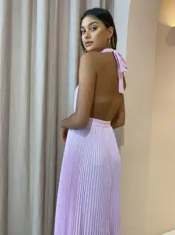 Lidee Renaissance Gown in Pink Size 6 for rent on The Volte - image 5