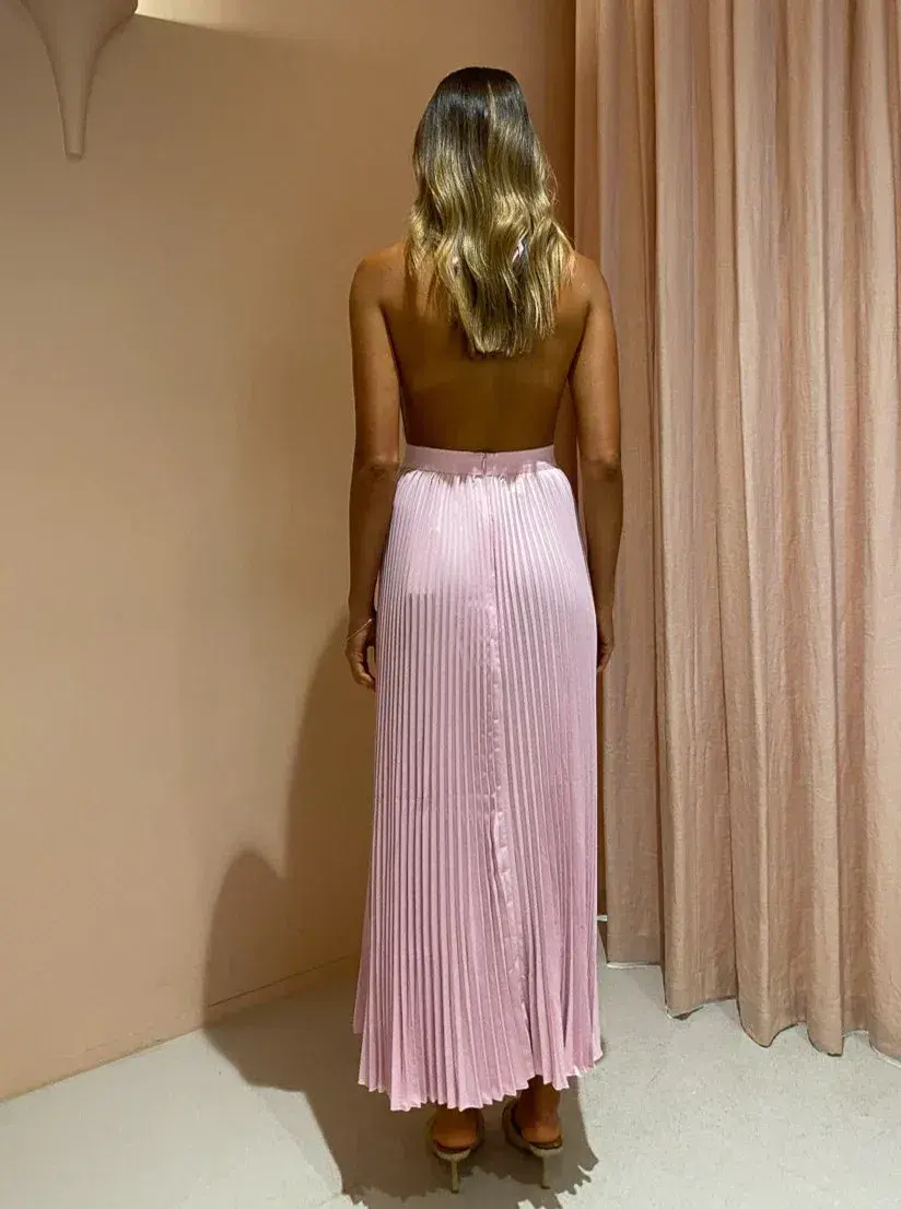 Lidee Renaissance Gown in Pink Size 6 for rent on The Volte - main image