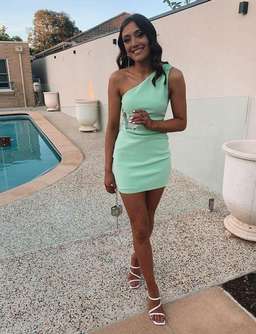 Bec & Bridge Missy Mini Dress Green Size 8 for rent on The Volte - image 3