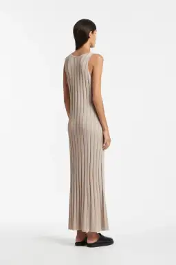 Sir the Label Isobel V Neck Dress Beige Size 1/AU 8 for rent on The Volte - image 3