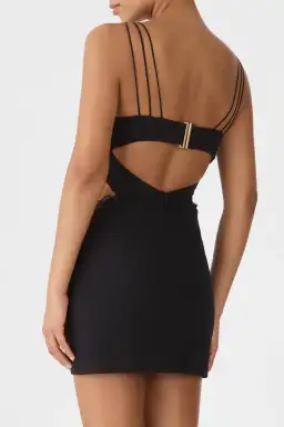 San Sloane Juno Mini Dress Black Size 6 for rent on The Volte - image 3