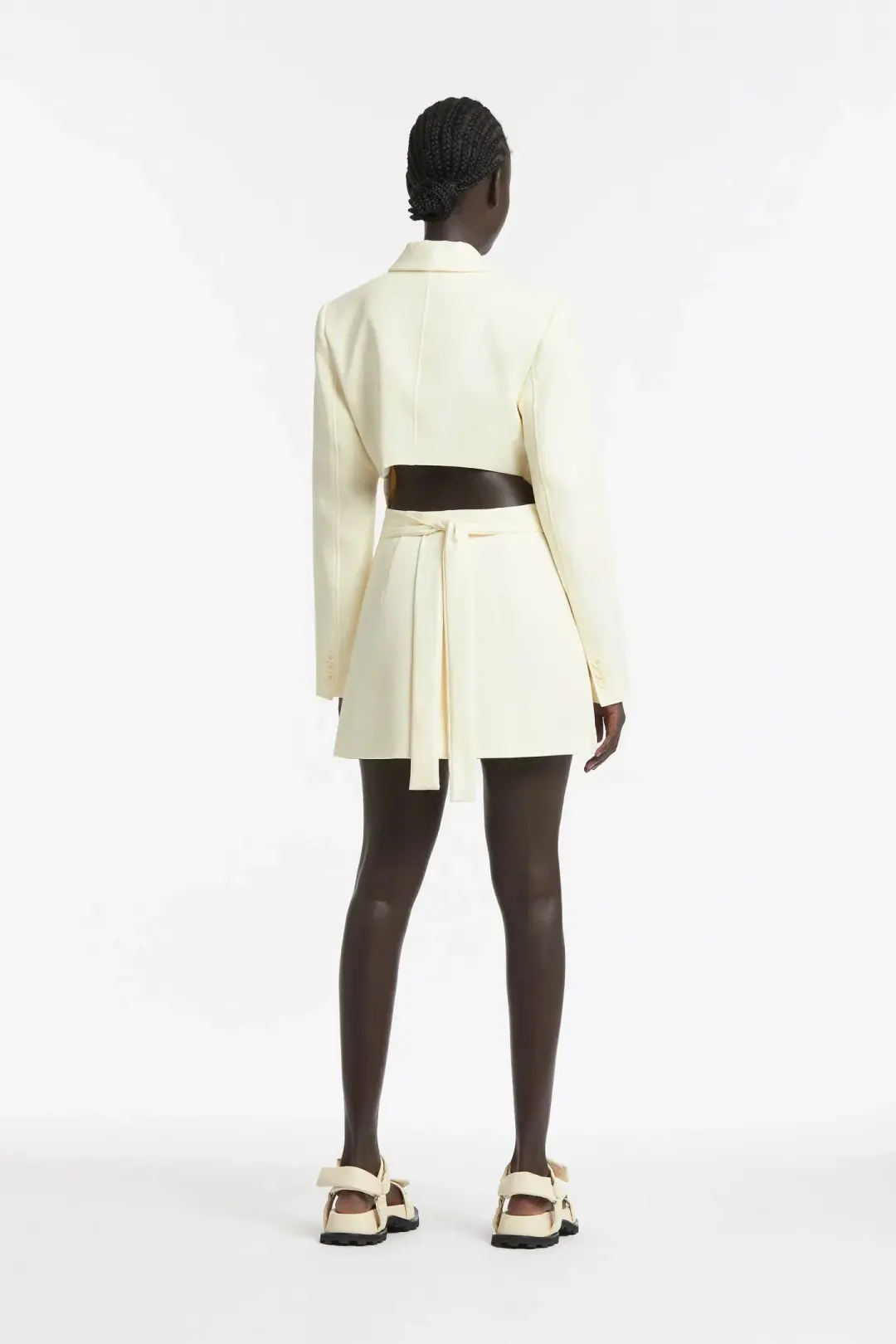 Sir the Label Marco Tailored Mini Dress Yellow Size 2 / AU 10 for rent on The Volte - main image