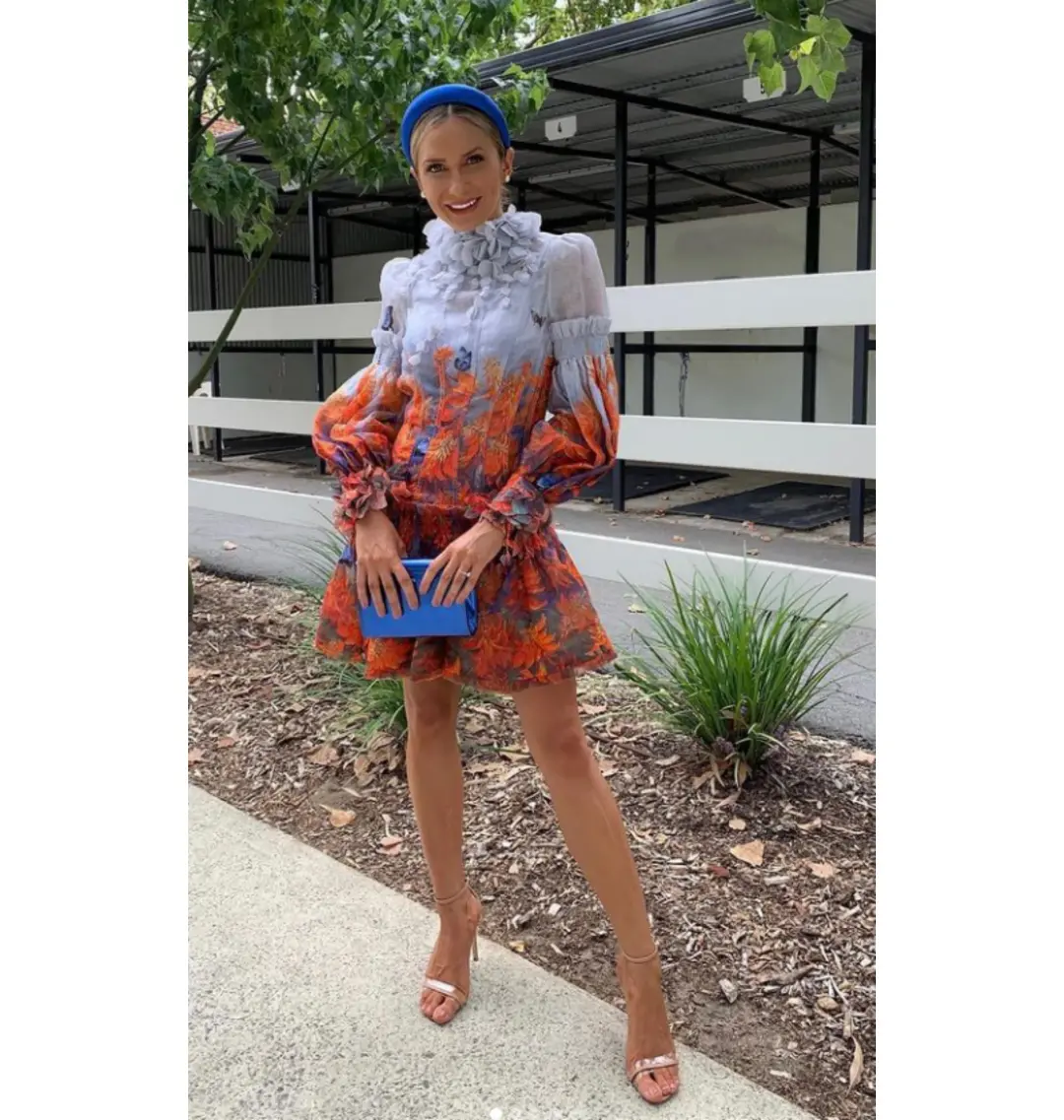 Zimmermann Botanica Mini Dress Multi Floral Size 2 / AU 12 for rent on The Volte - main image