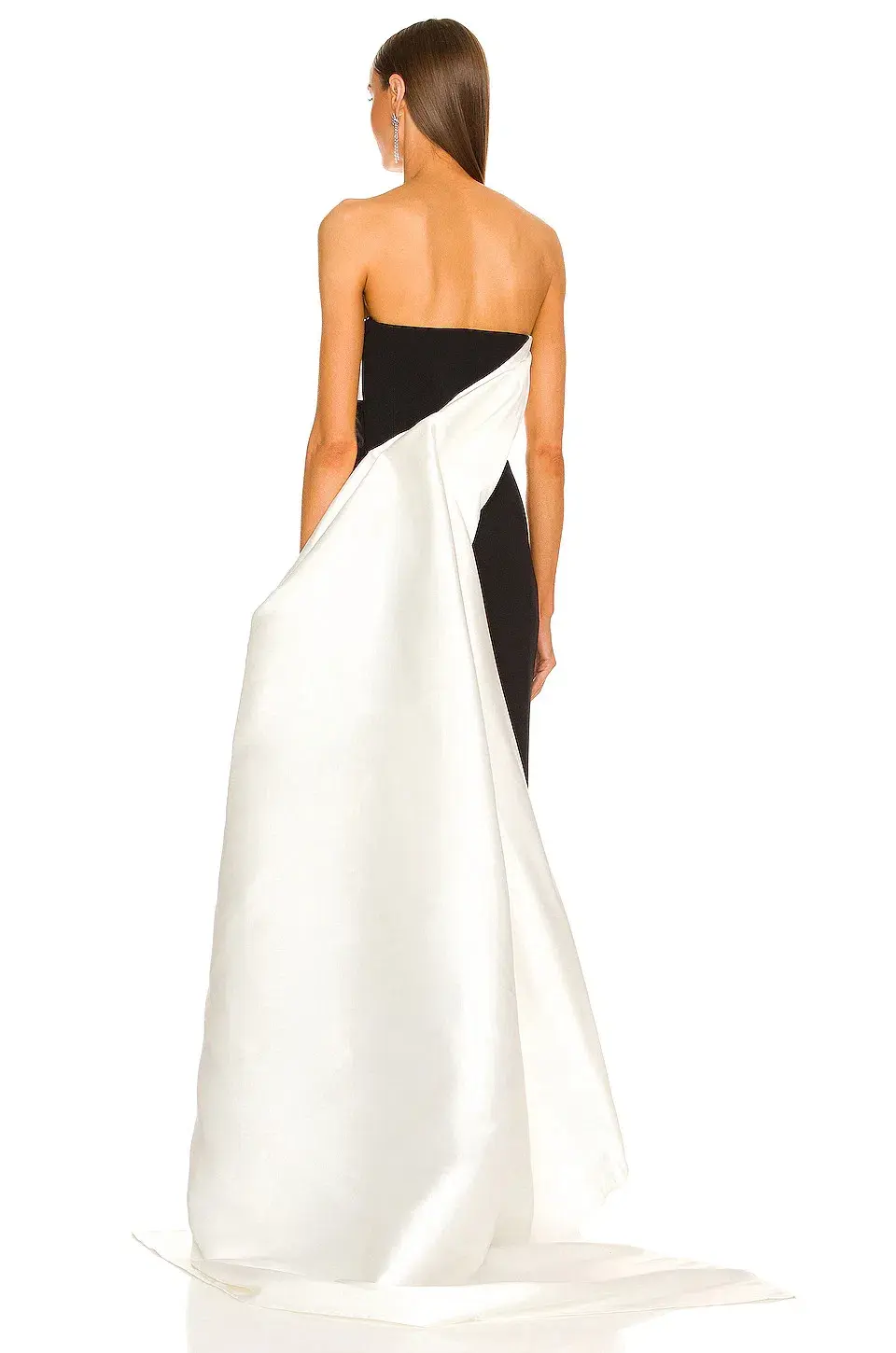 Solace London The Kinsley Maxi Dress in Black/Cream Size 10 for rent on The Volte - main image