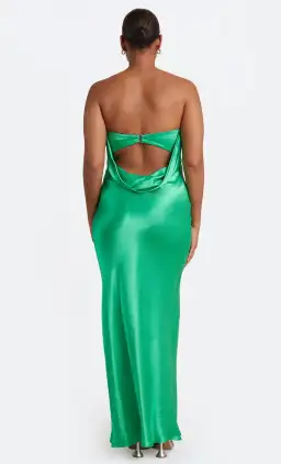 Bec & Bridge Moondance Strapless dress Emerald green Size AU 6 for rent on The Volte - image 3