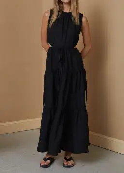 Bec & Bridge Henriette Maxi Dress Black Size AU 6 for rent on The Volte - image 1