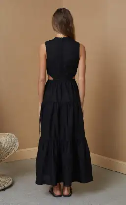 Bec & Bridge Henriette Maxi Dress Black Size AU 6 for rent on The Volte - image 3