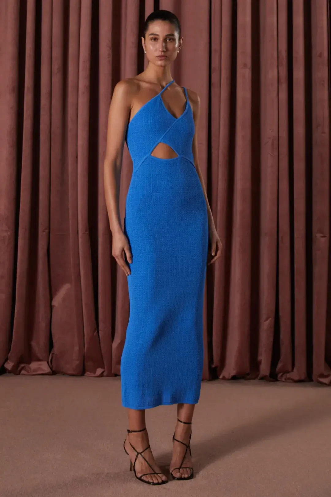 MISHA Claudette Dress Blue Size 6/XS for rent on The Volte - main image