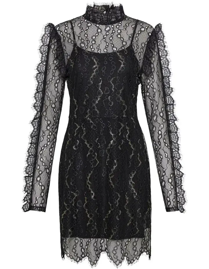 Sass & Bide Another Night Mini Dress Black Size AU 12 - Image 6