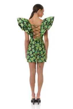 Eliya The Label Lindsey Dress Green Size M / Au 10 for rent on The Volte - image 2
