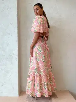 Hansen & Gretel Flores Dress in Watercolour Floral Size 10 for rent on The Volte - image 4