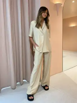 Viktoria & Woods Chorus Shirt & Pilot Pants in Wheat Size 3 / AU 12 for rent on The Volte - image 1