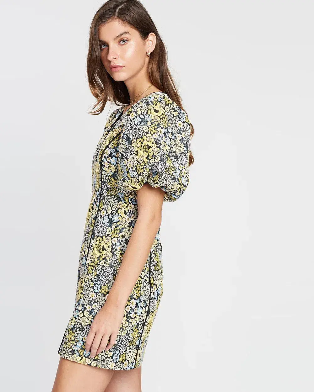 Elliatt Cuore Mini Dress Floral Size M for rent on The Volte - main image