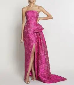 Bariano Bandeu Gown Pink Size M / Au 10 for rent on The Volte - image 1