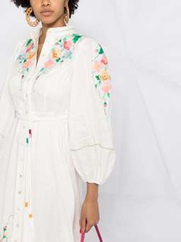 Zimmermann Fiesta Applique Long Dress Size 3 (12 to 14)