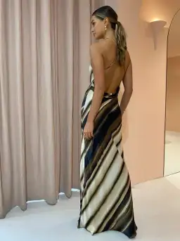 Bec & Bridge Watercolour Gown Print Size 10 for rent on The Volte - image 6