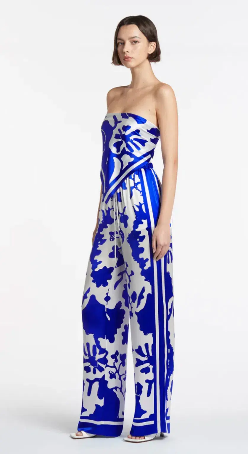 Sir the Label Esme Pants & Scarf Blue Size AU 6 for rent on The Volte - main image