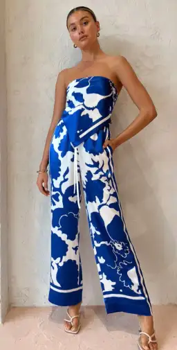 Sir the Label Esme Pants & Scarf Blue Size AU 6 for rent on The Volte - image 1