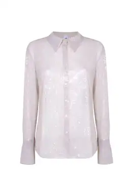 Rat & Boa Celine Shirt Nude Size AU 8 for rent on The Volte - image 4