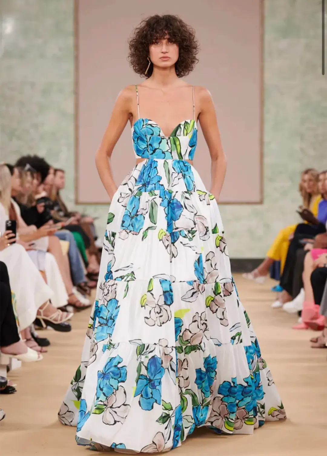 Aje Botanical Tiered Maxi Dress Floral Size 10 for rent on The Volte - main image