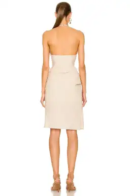 Jacquemus La Robe Hielo Dress Off-White Beige Size 10 for rent on The Volte - image 3