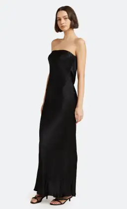 Bec & Bridge Moon Dance Strapless Dress Black Size 10 for rent on The Volte - image 2
