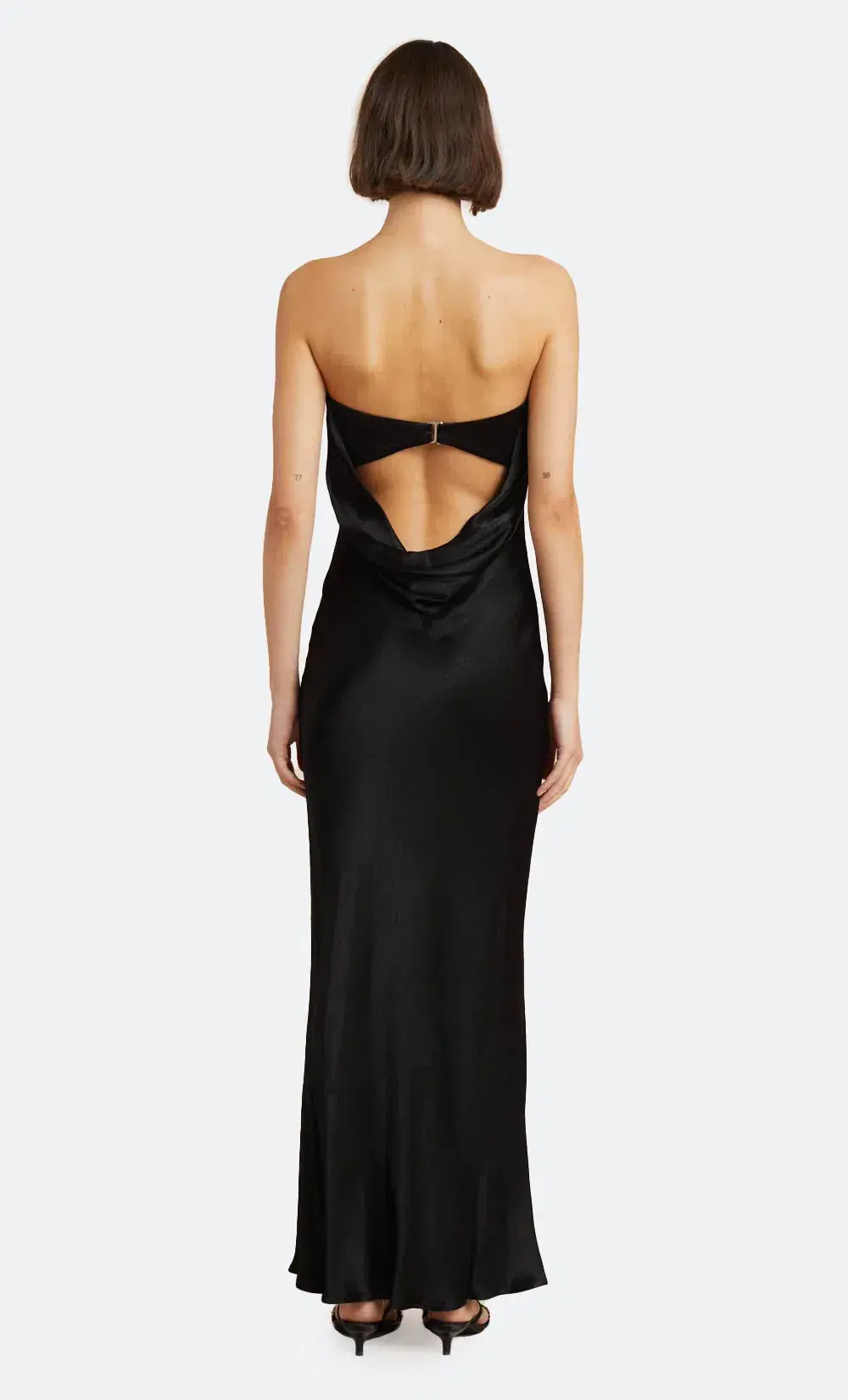 Bec & Bridge Moon Dance Strapless Dress Black Size 10 for rent on The Volte - main image