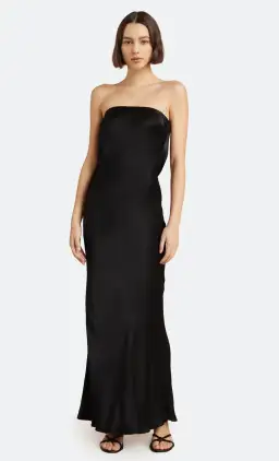 Bec & Bridge Moon Dance Strapless Dress Black Size 10 for rent on The Volte - image 4