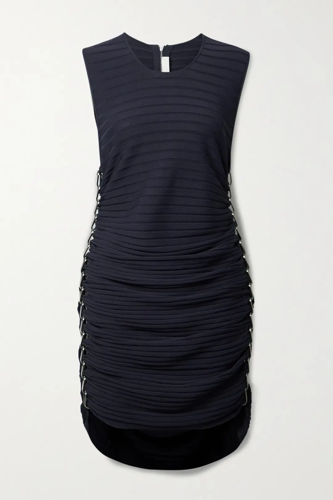 Dion Lee Mirror Chain Navy Mini Dress Size S/Au 8 for rent on The Volte - main image