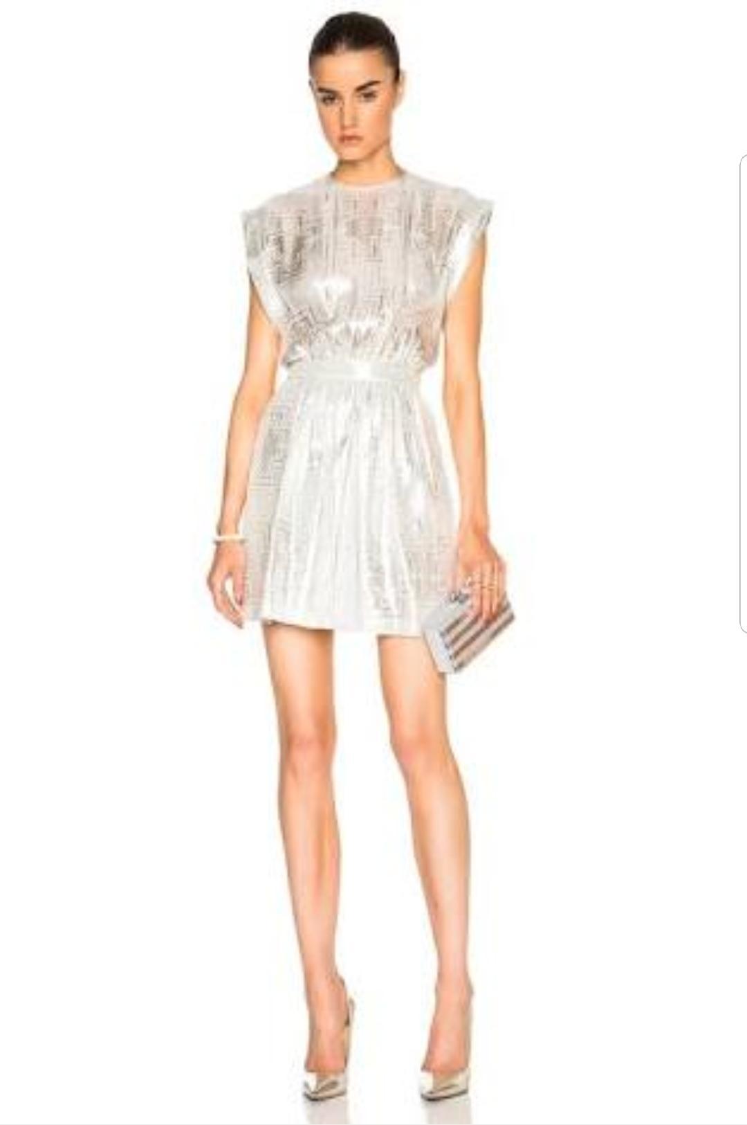 Sass & Bide Sega Sega Dress in Metallic Silver size 8 for rent on The Volte - main image