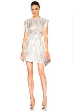 Sass & Bide Sega Sega Dress in Metallic Silver size 8 for rent on The Volte - image 5