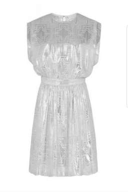 Sass & Bide Sega Sega Dress in Metallic Silver size 8 for rent on The Volte - image 7