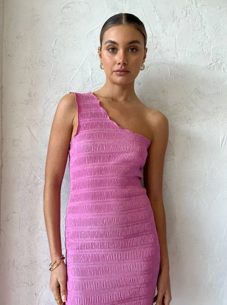 Lidee Gigi Dress Pink Size 10 for rent on The Volte - main image